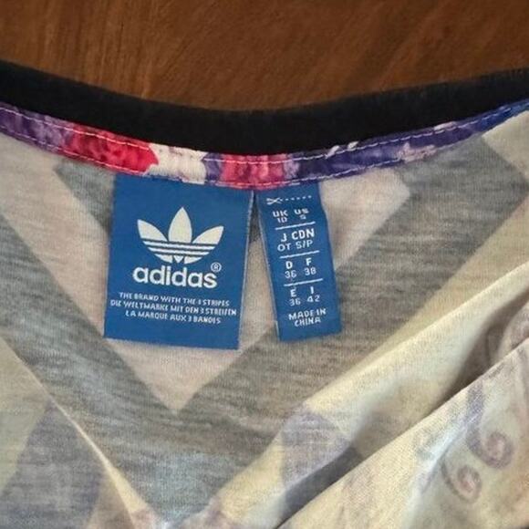 Adidas Originals x Farm Rio Tropical Bird Print Tank Top-Size S - Picture 2 of 16